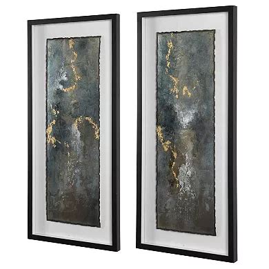 Abstract Framed Wall Art 2-piece Set