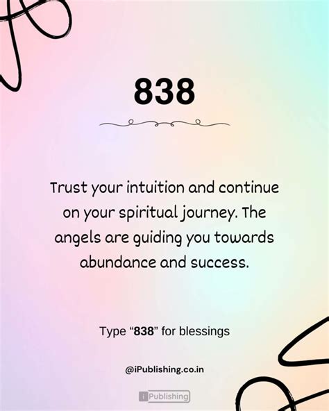 838 Angel Number : The Secret of Abundance and Personal Growth