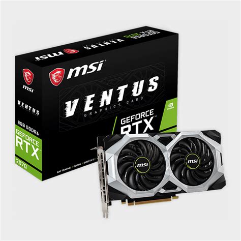 MSI GeForce RTX 2070 VENTUS 8G OC Graphics Card – Computerspace