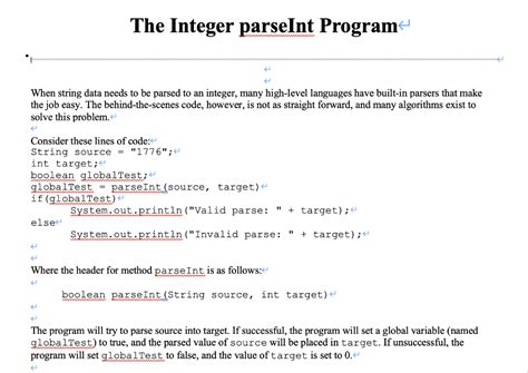 Integer.parseInt Java 的图像结果