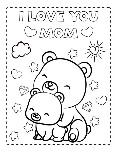 Mother Coloring Page
