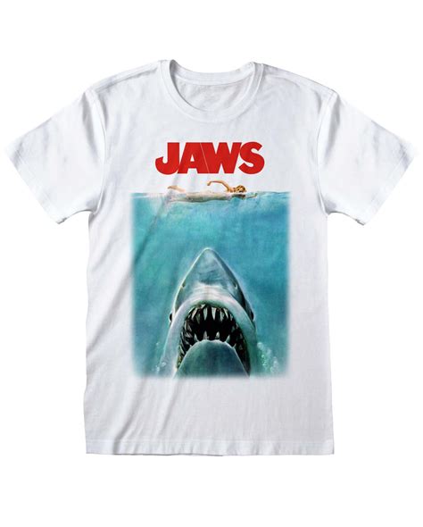Jaws Poster T-Shirt 🦈 Shop online | Horror-Shop.com