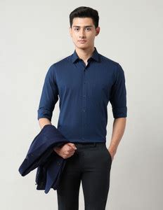 ARROW Men Striped Formal Blue Shirt - Buy ARROW Men Striped Formal Blue ...