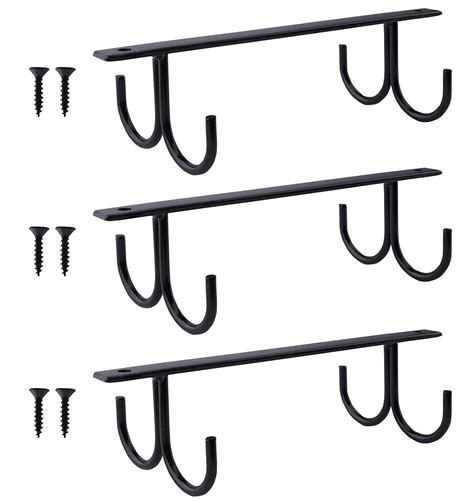 LEVOSHUA Mug Holder, 12 Cabinet Hook Mug Rack, Coffee Cup Holder ...