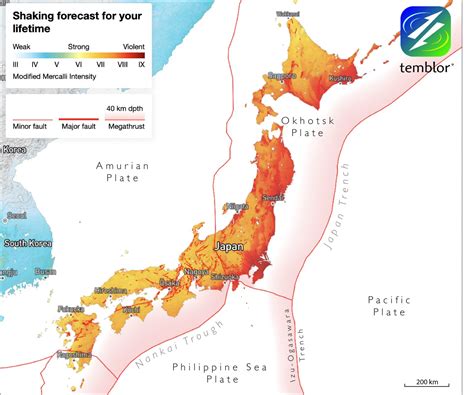 Seismic Zone Map Of Japan