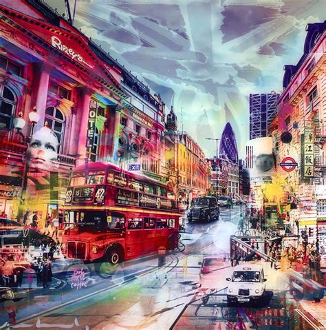 Hustle and Bustle Painting by Paco Raphael | Adore Fine Art