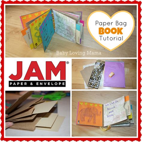 Image result for Paper Bag Book Tutorial