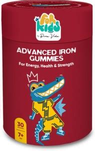 ForKids Iron Gummies | Vitamin B12, A, C | Boosts Immunity | Improved ...