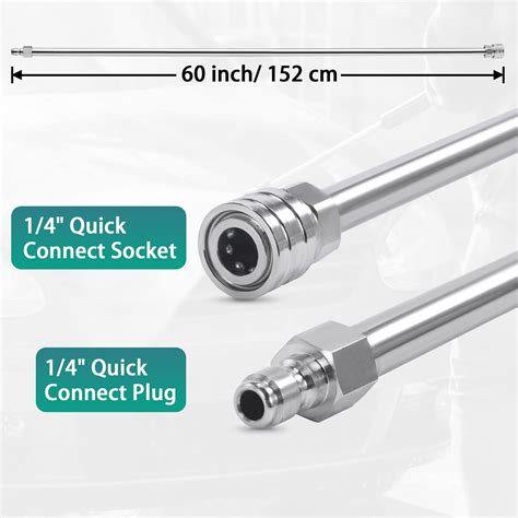 Snapklik.com : 120 Inch Pressure Washer Wand Power Washer Extension ...