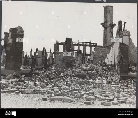 Devastations in The Hague Date: June 4, 1945 Location: The Hague, Zuid ...