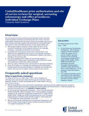 Fillable Online UnitedHealthcare prior authorization and site of ...