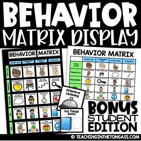 Image result for PBIS Behavior Chart