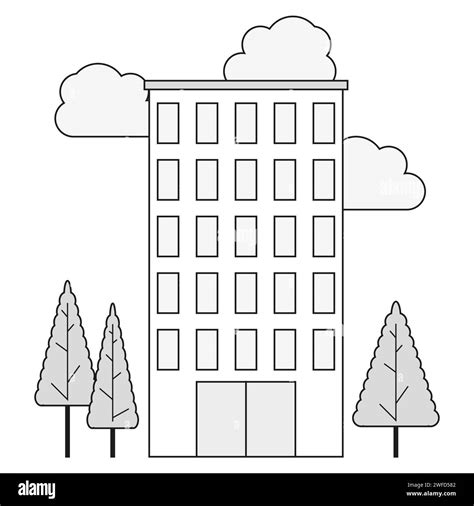 Modern High-Rise Building Vector 的图像结果