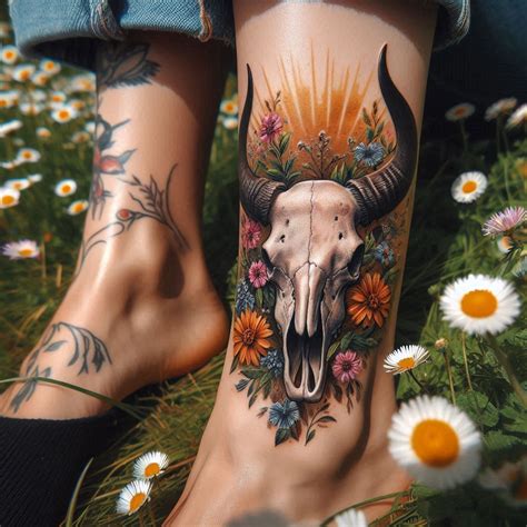 Longhorn Skull - Your Own Tattoo Design: Custom Designs Crafted for ...