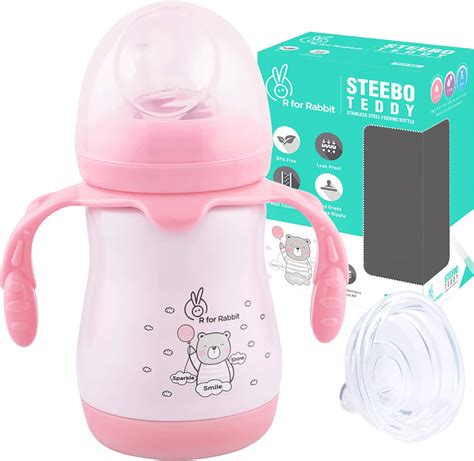 Buy R FOR RABBIT STEEBO TEDDY SPOUT CUP 210ML YELLOW Online & Get Upto ...