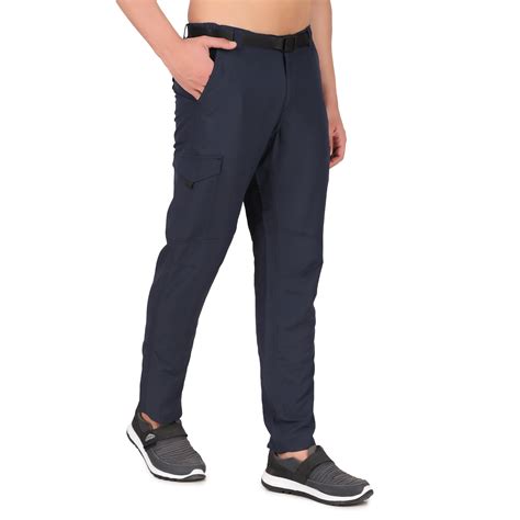 Quick Dry Cargo Pants For Men (Navy Blue) – ReDesign Sports