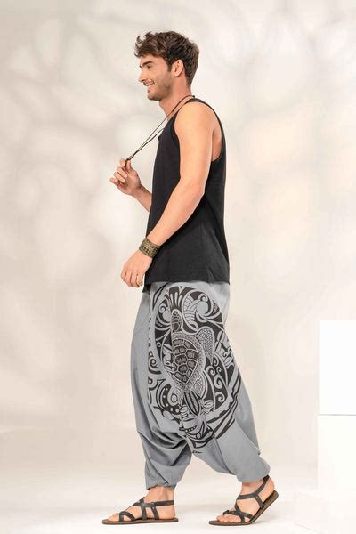 Ancient Seal Low Crotch Bohemian Harem Pants | Super Comfy Boho Pants ...