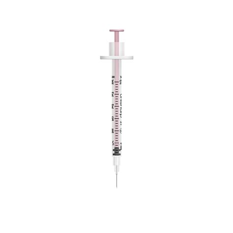 Unisharp 0.3mL 31G Fixed Needle Syringe: Pink (temp out of stock)