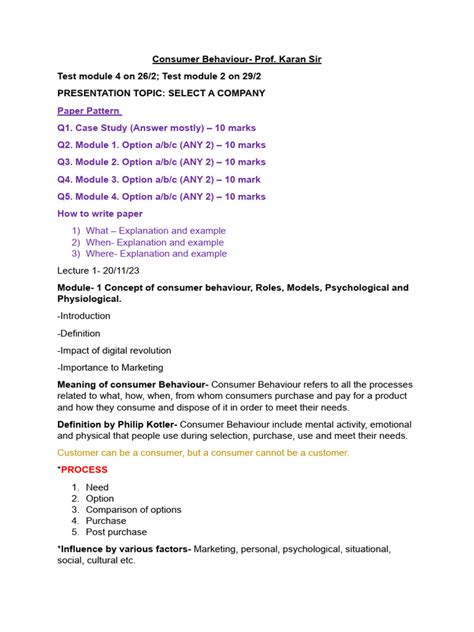 Image result for Lectures Note On Consumer Behaviour