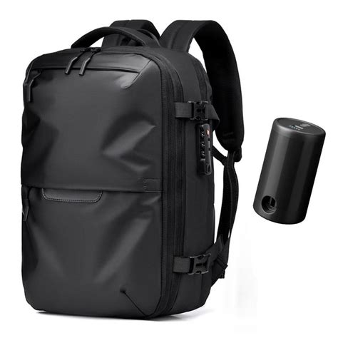TECPHILE AirVolt Vacuum Backpack Travel Laptop Bag 55L Expandable ...