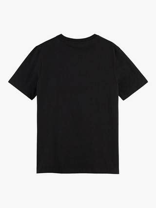 Scotch & Soda Crew Neck Organic Cotton T-Shirt, 0008 - Black, XXL