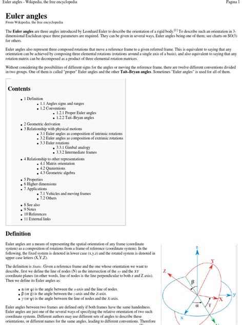 Image result for Euler Angles Explained