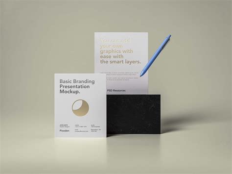 Free Basic Stationery Mockup (PSD)