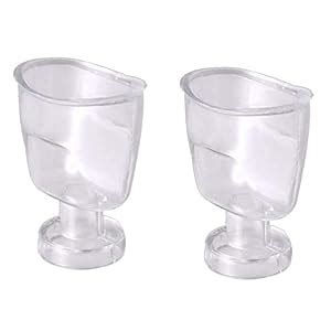 Raindrop World Smooth Edge Eye Wash Cup - Eye Shaped Rim, Snug Fit Pack ...