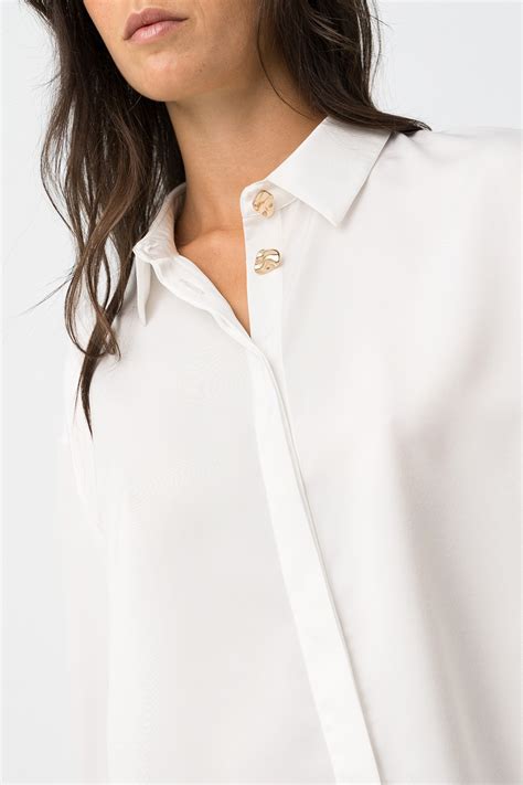 White Long Sleeve Shirt - 10064125_110 - Tiffosi