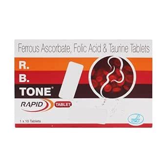 R.B Tone Rapid - Strip of 10 Tablet : Amazon.in: Health & Personal Care