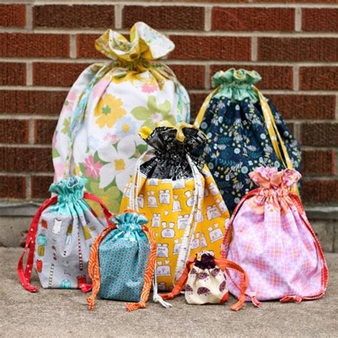 Image result for Drawstring Bag Sewing Pattern