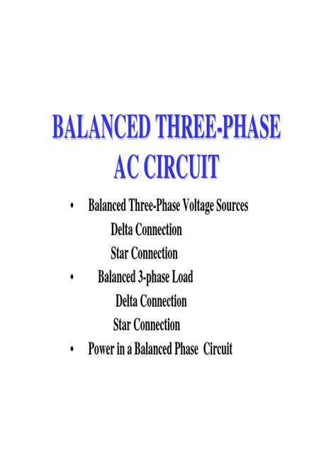 Image result for 3 Phase Circuits Tutorial
