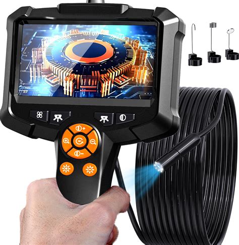 Daxiongmao Inspection Endoscope Camera with 8 Light - 1080P HD Drain ...