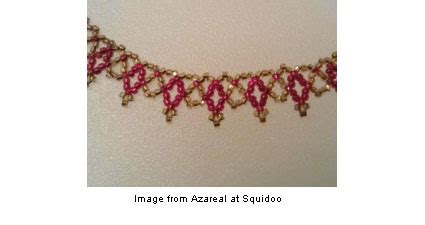 Netting Necklace Tutorial 的图像结果