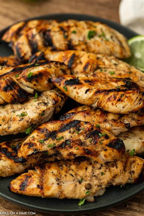 Cracker Barrel Grilled Chicken Tenders - grillonadime.com