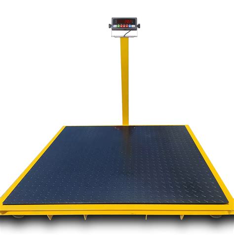 PS-10KF-PF Mobile Industrial Floor Scale with Frame, Lift Channels and Indicator Pole - Prime ... - Floor Scale Lifts