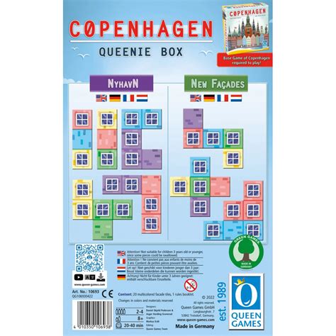 Acheter Copenhagen: Queenie Box - Queen games - Jeux de société