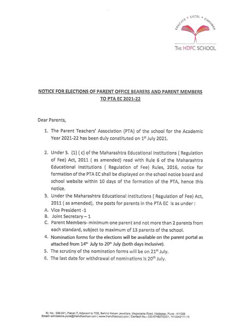 The HDFC School Pune - About US