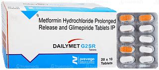 Dailymet G2 Sr Tablet: Uses, Side Effects, Price & Substitutes
