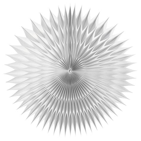 STRÅLA lamp shade, 3D-shapes/white - IKEA