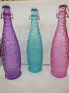 CVG New Crack Design Air Tight Flip Cap Color/Transparent Glass Water ...