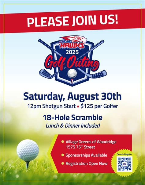 Aug 30 | Chicago Hawks 2025 Golf Outing | Hinsdale, IL Patch