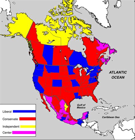 Canada Political Party Map