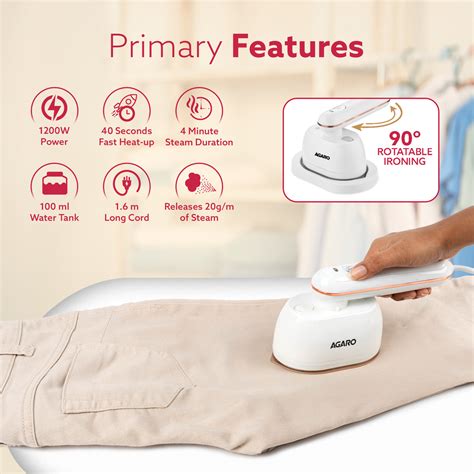 Regal Mini Garment Steamer, 1200 Watts, Wrinkle Remover, Fast Heating ...