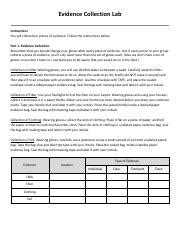 Image result for Evidence Collection Instruction