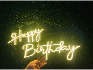 KUMAR TRADERS Happy birthday neon sign Night Lamp Price in India - Buy ...