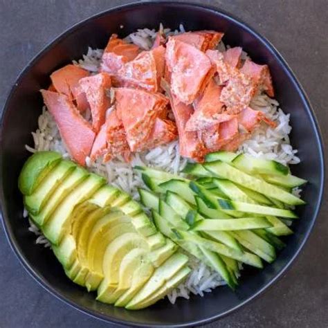 Salmon Sushi Bowl (10 Minute) - Momsdish