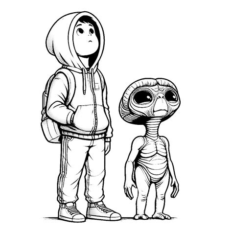 Image result for Alien Coloring Pages