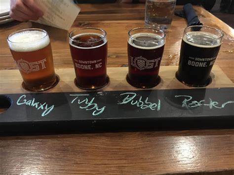 Had a flight at Lost Province in Boone, NC : r/beerporn