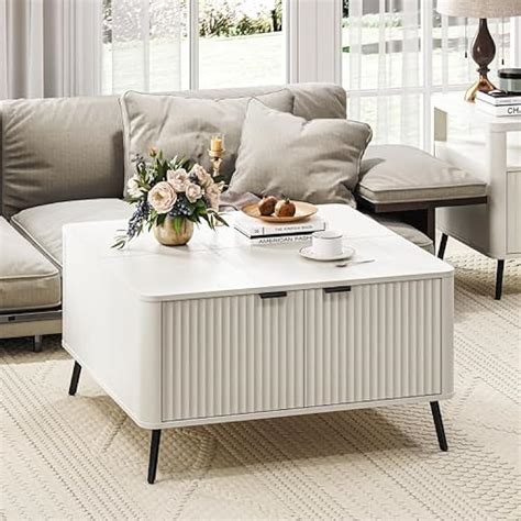 Fatmok Lift Top Coffee Table, 35.4 Square Storage Coffee India | Ubuy